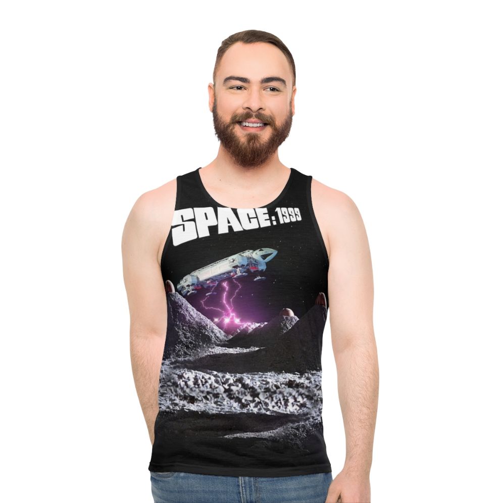 Space 1999 Unisex Tank Top with Geometric Pattern