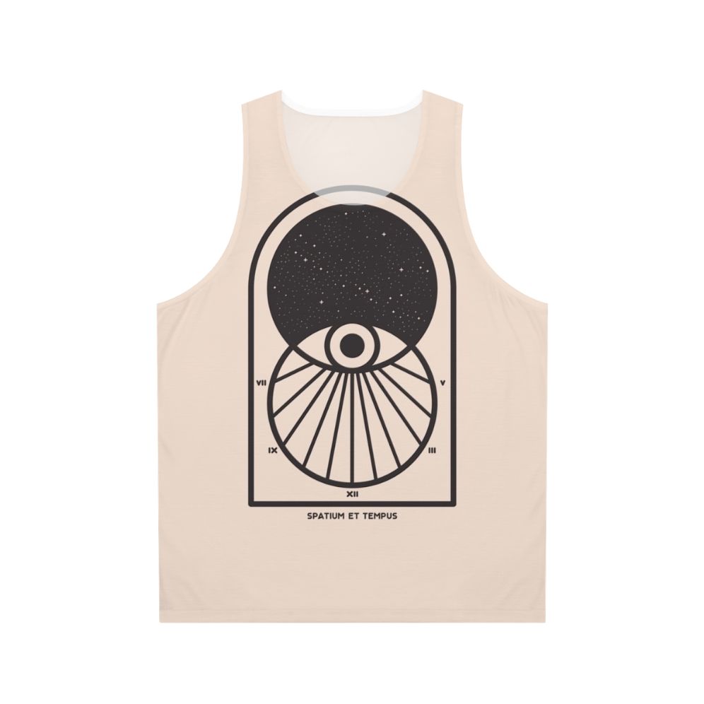 Unisex Space and Time Graphic Tank Top
