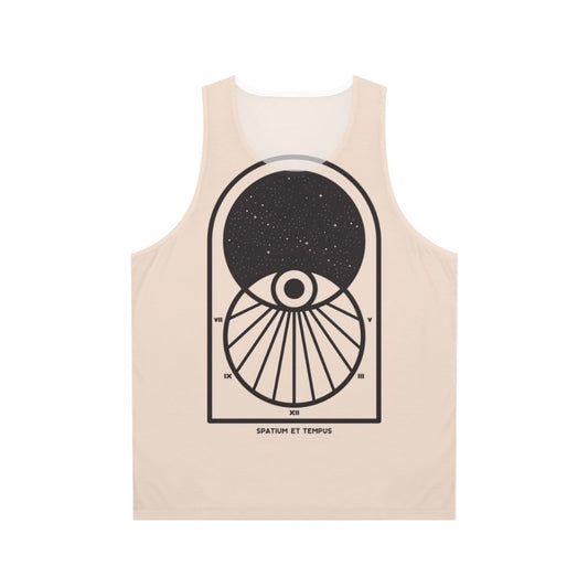 Unisex Space and Time Graphic Tank Top