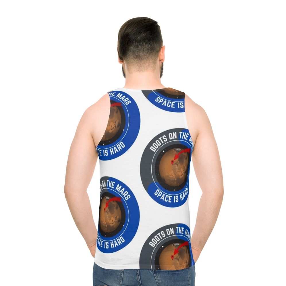 Space Force Boots on the Mars Unisex Tank Top