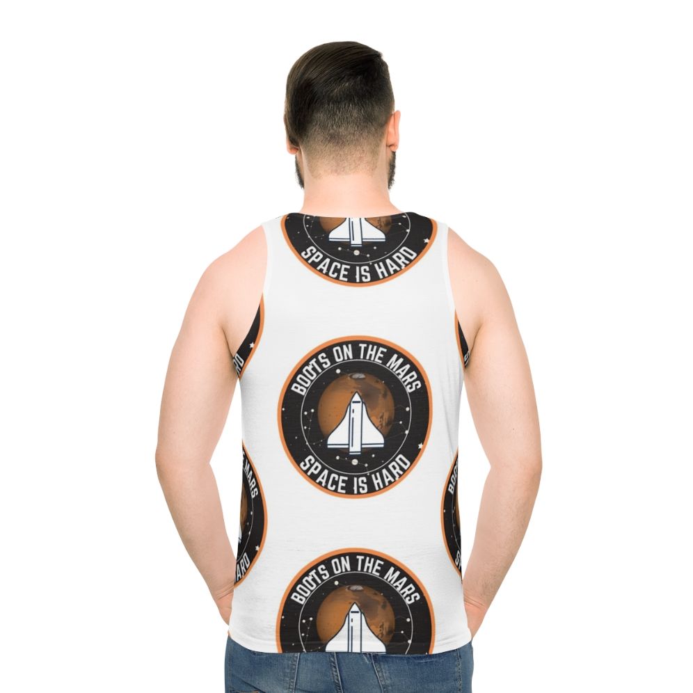 Space Force Boots on the Mars Unisex Tank Top