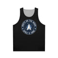 Space Force Boots on the Moon Unisex Tank Top