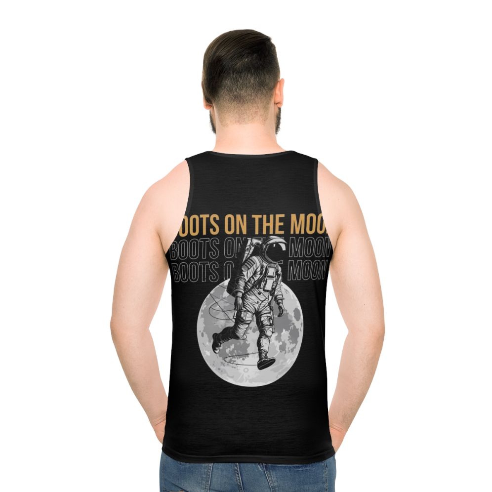 Space Force Boots on the Moon Unisex Tank Top