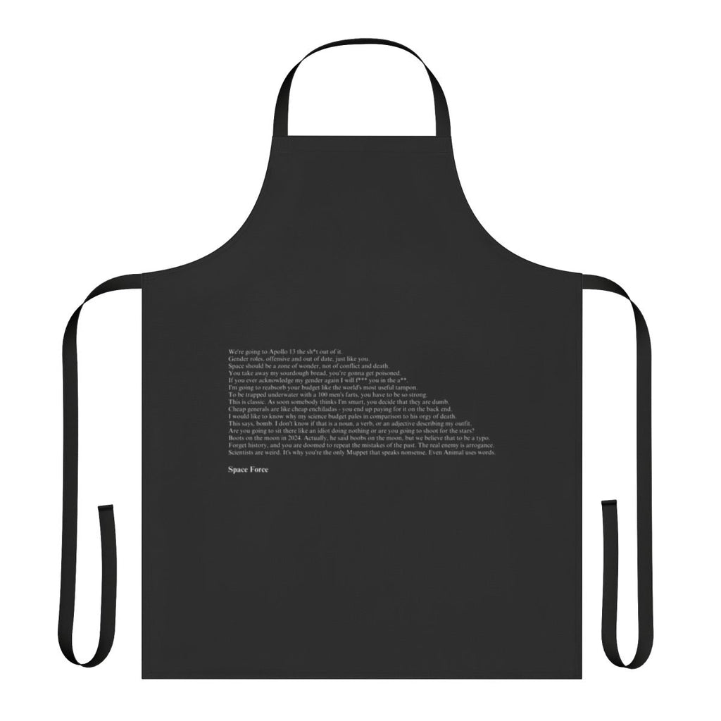 Space Force Inspired Quotes Apron