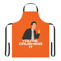 Space Force Netflix comedy themed apron with Tony, Ben Schwartz, and Steve Carell