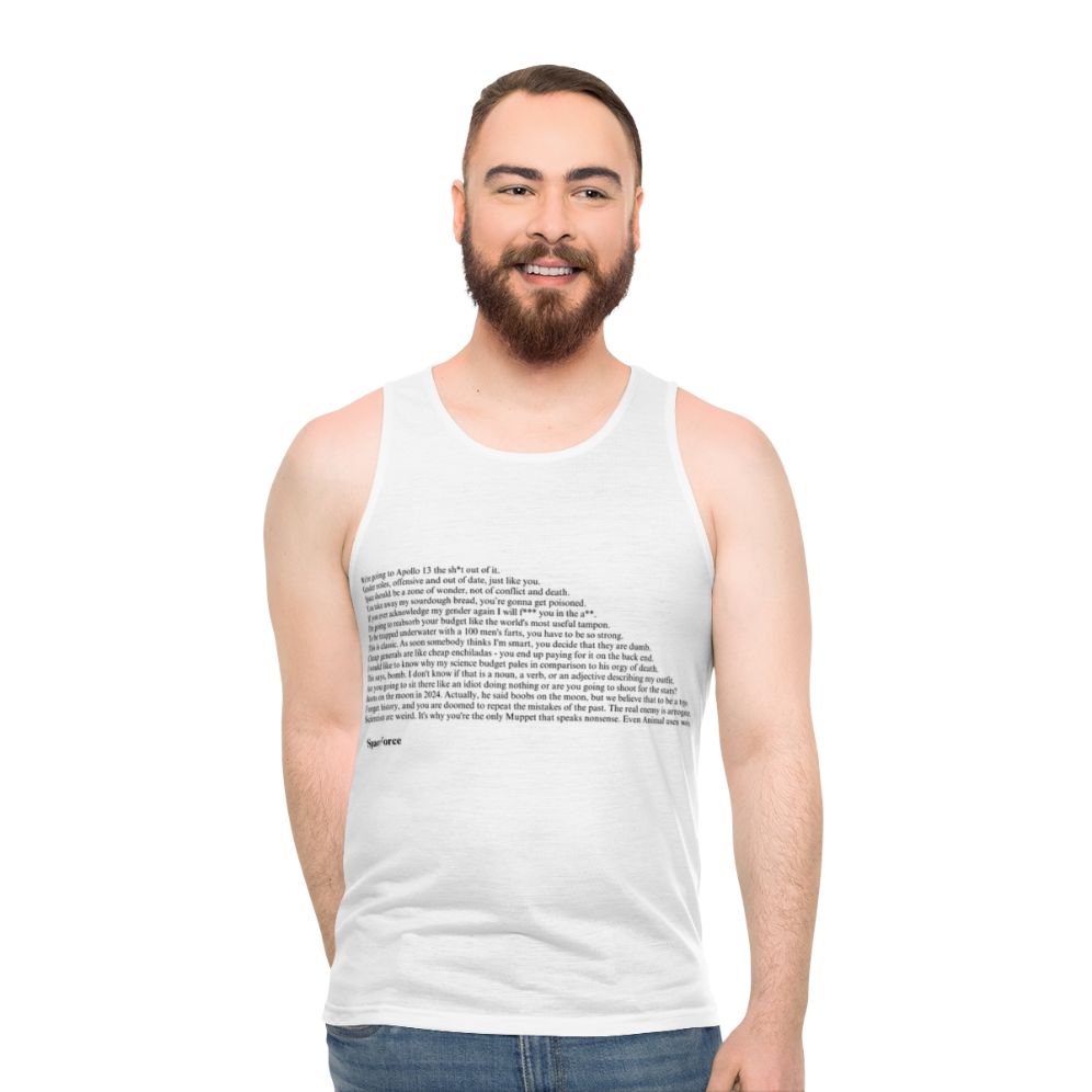 Unisex Space Force Quotes Tank Top