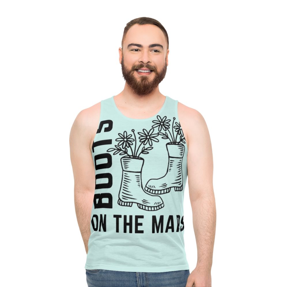 Unisex Space Force themed tank top