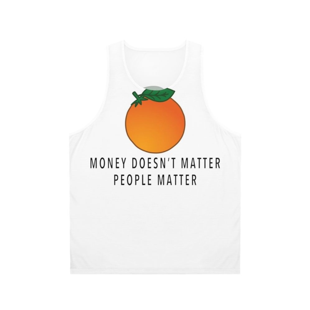 Unisex tank top with "Space Force" design