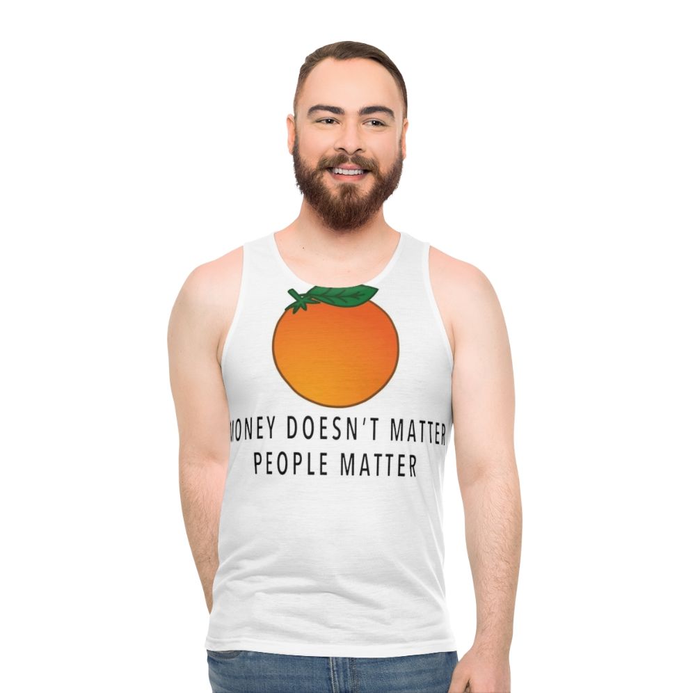 Unisex tank top with "Space Force" design