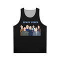Space Force Unisex Tank Top Featuring the Netflix Logo