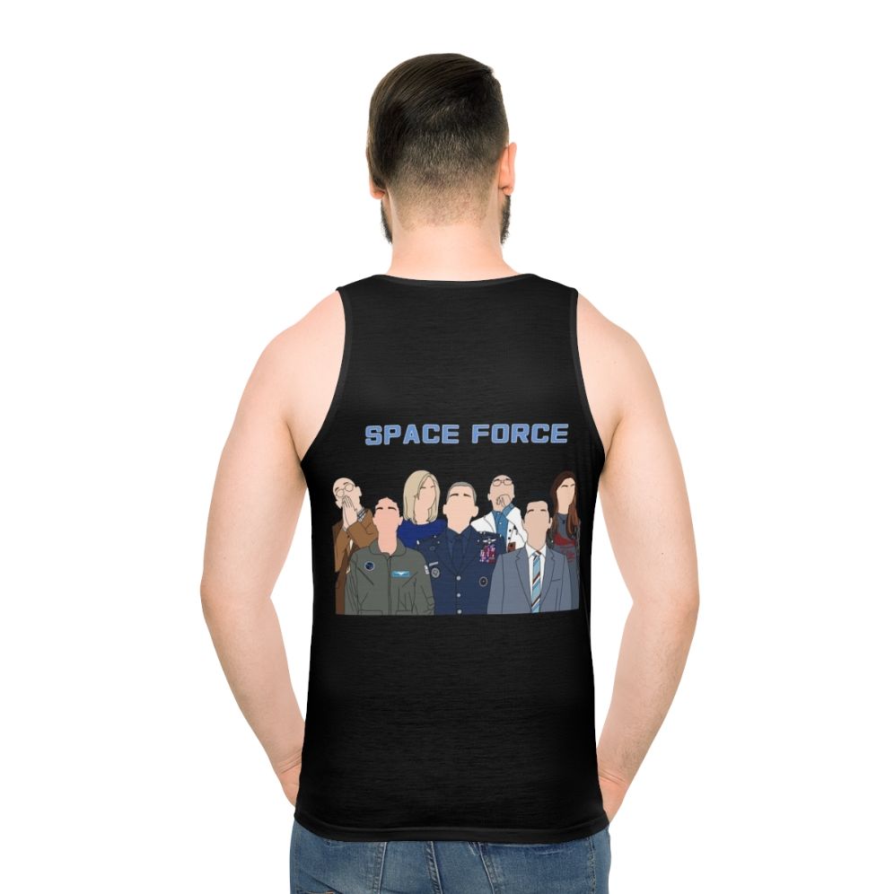 Space Force Unisex Tank Top Featuring the Netflix Logo