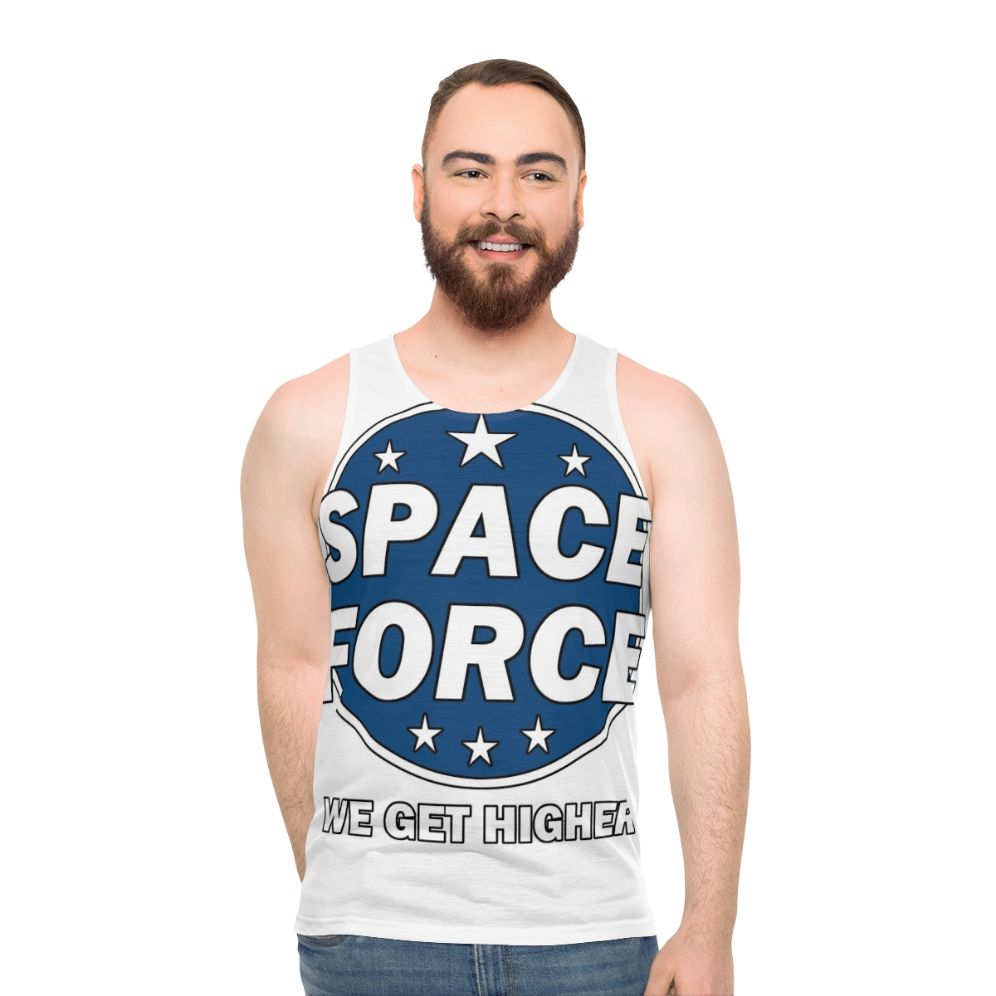 Space Force We Get Higher Unisex Tank Top
