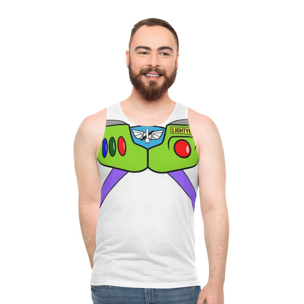 Space Ranger Unisex Tank Top featuring Buzz Lightyear from Toy Story