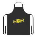 Space sci-fi inspired "I Was Forced To Be Here" apron with Jedi and Sith references