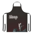 Space-themed apron with the "Sleep The Sciences" bass astronaut design