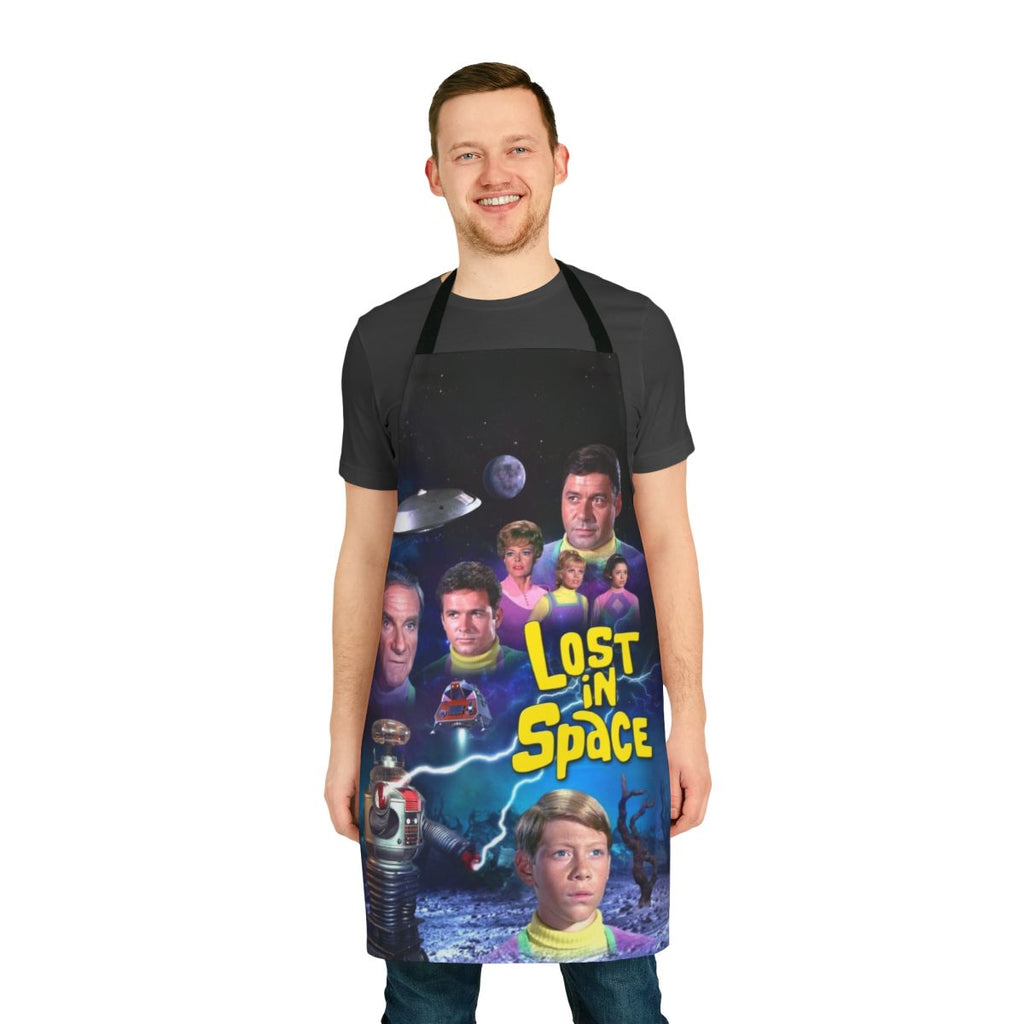 Apron featuring the Lost in Space logo and imagery from the classic sci-fi TV series