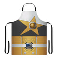 A high-quality apron featuring a space-themed Libra zodiac design