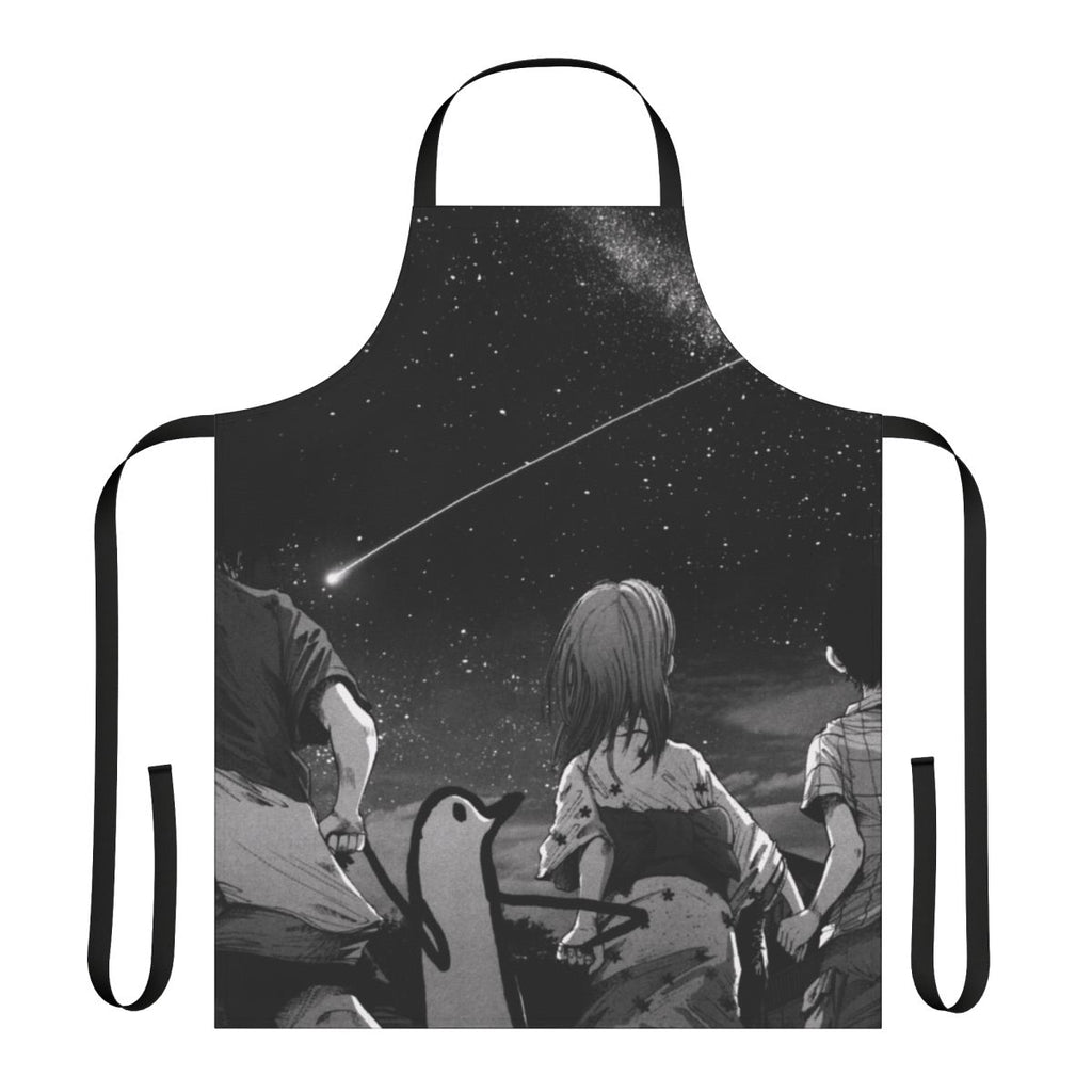 Spacious and stylish apron featuring the Milky Way and inspired by the anime/manga Oyasumi Punpun