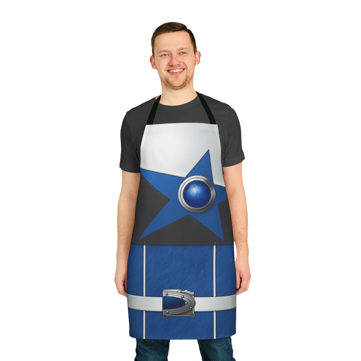 Space-Themed Ookamiblue Inspired Apron