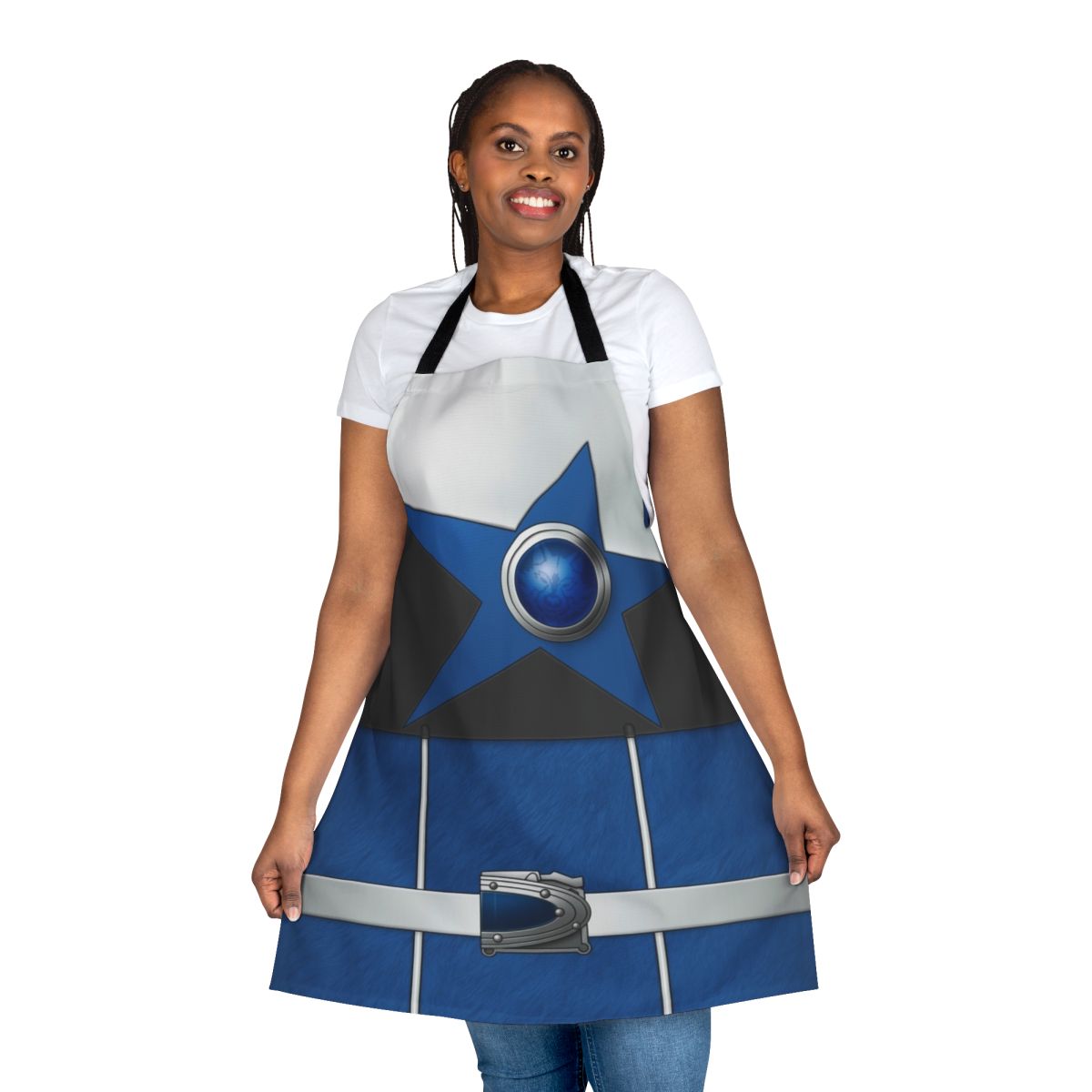 Space-Themed Ookamiblue Inspired Apron