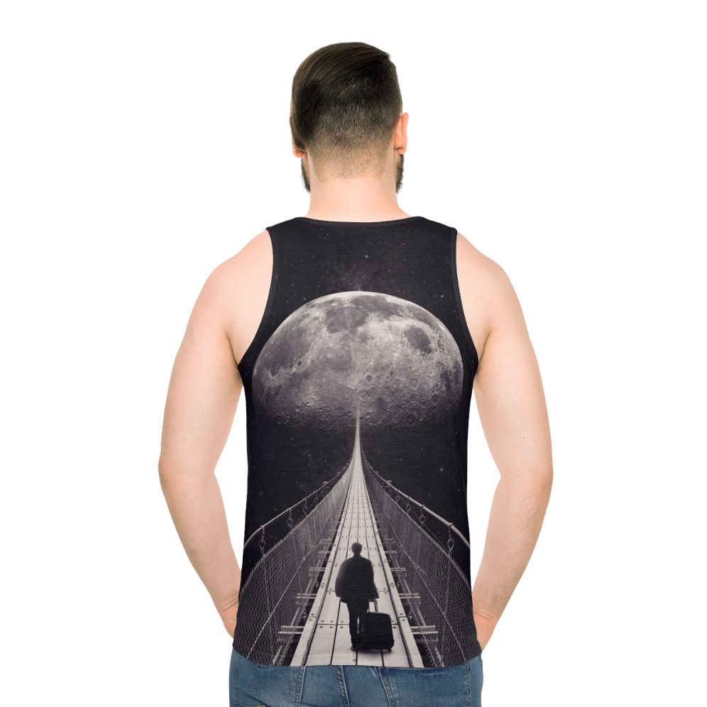 Unisex tank top with a space-inspired design