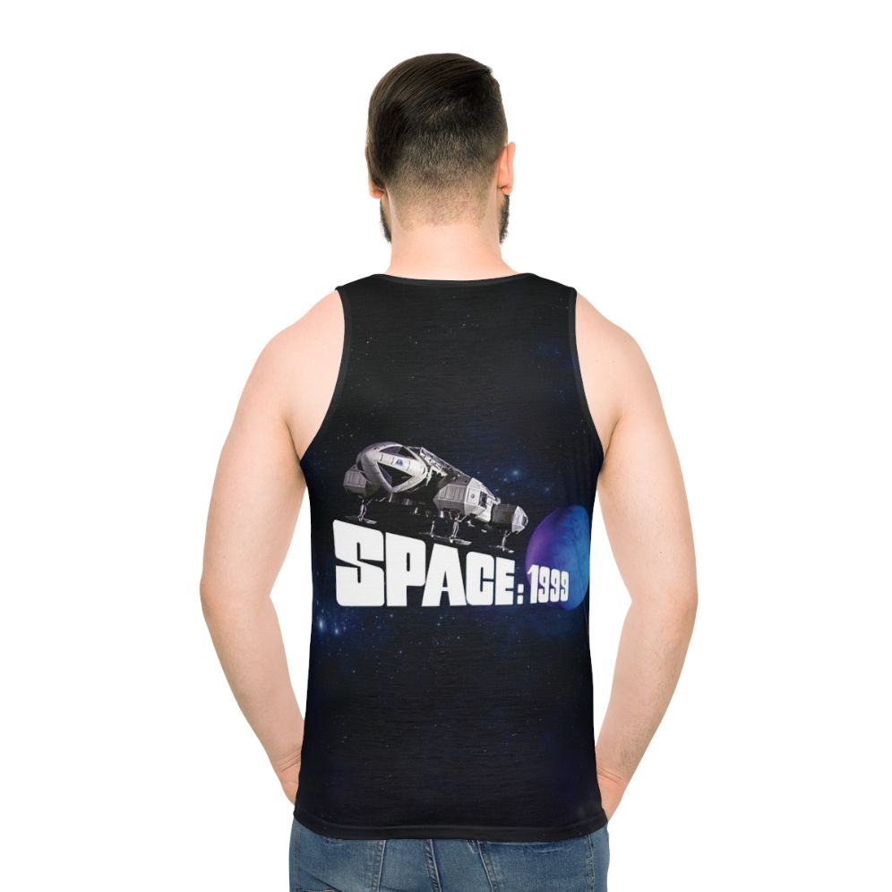 Space 1999 Eagle Logo Blue Planet Unisex Tank Top