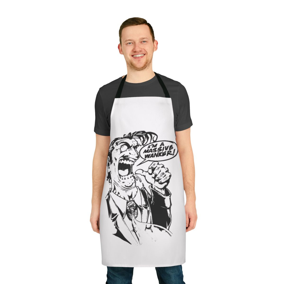 Spaced Dark Star Sci-Fi Comedy Apron