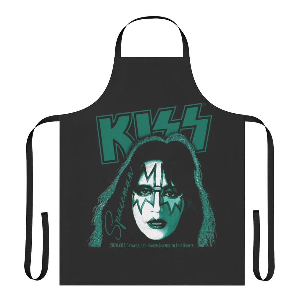 Spaceman Kiss Inspired Rock Band Apron with Space and Kiss Themed Design
