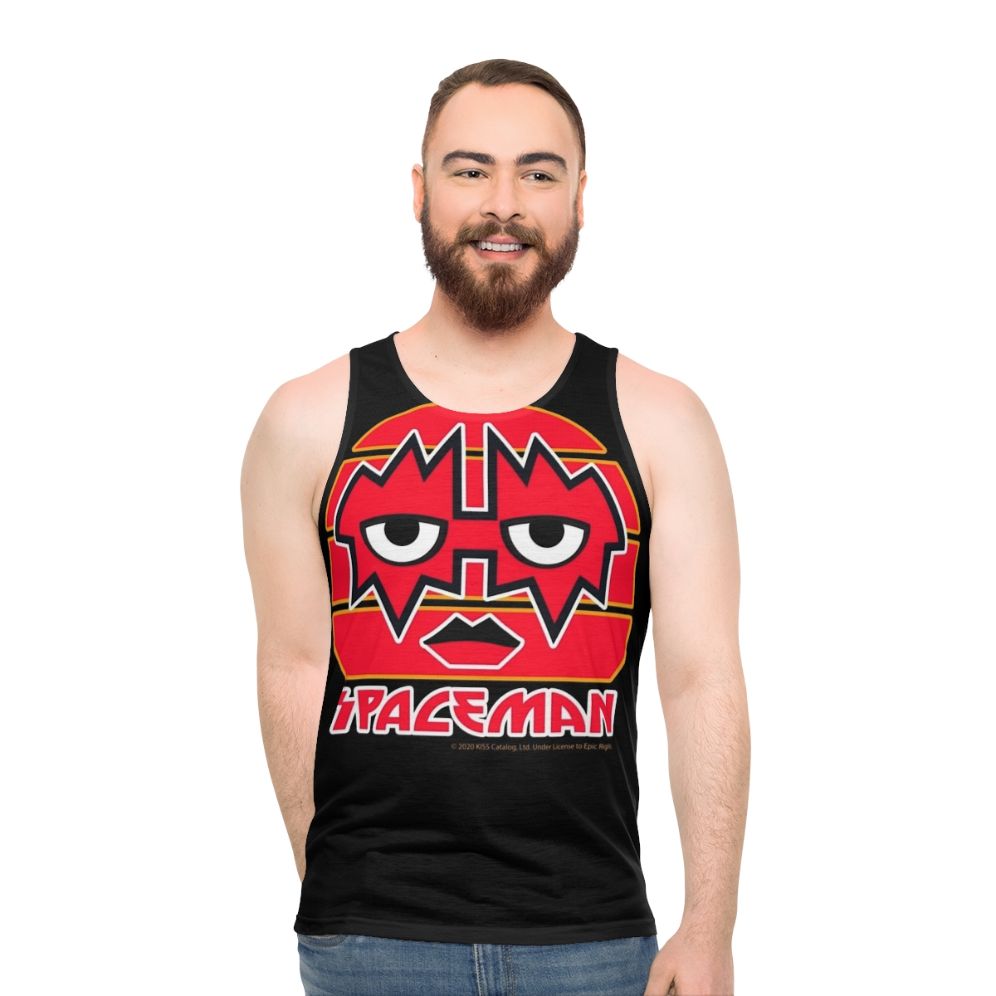 Kiss band fanart spaceman tank top