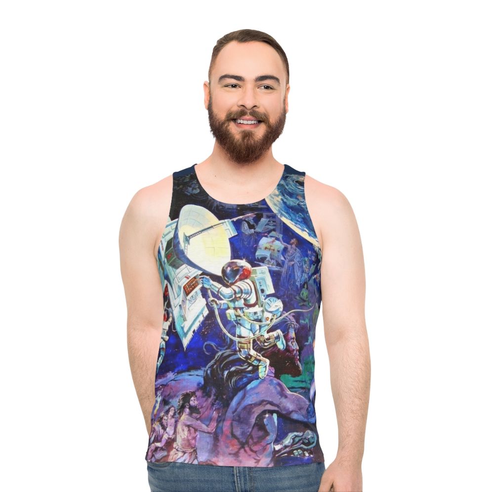 Spaceship Earth Mural Unisex Tank Top