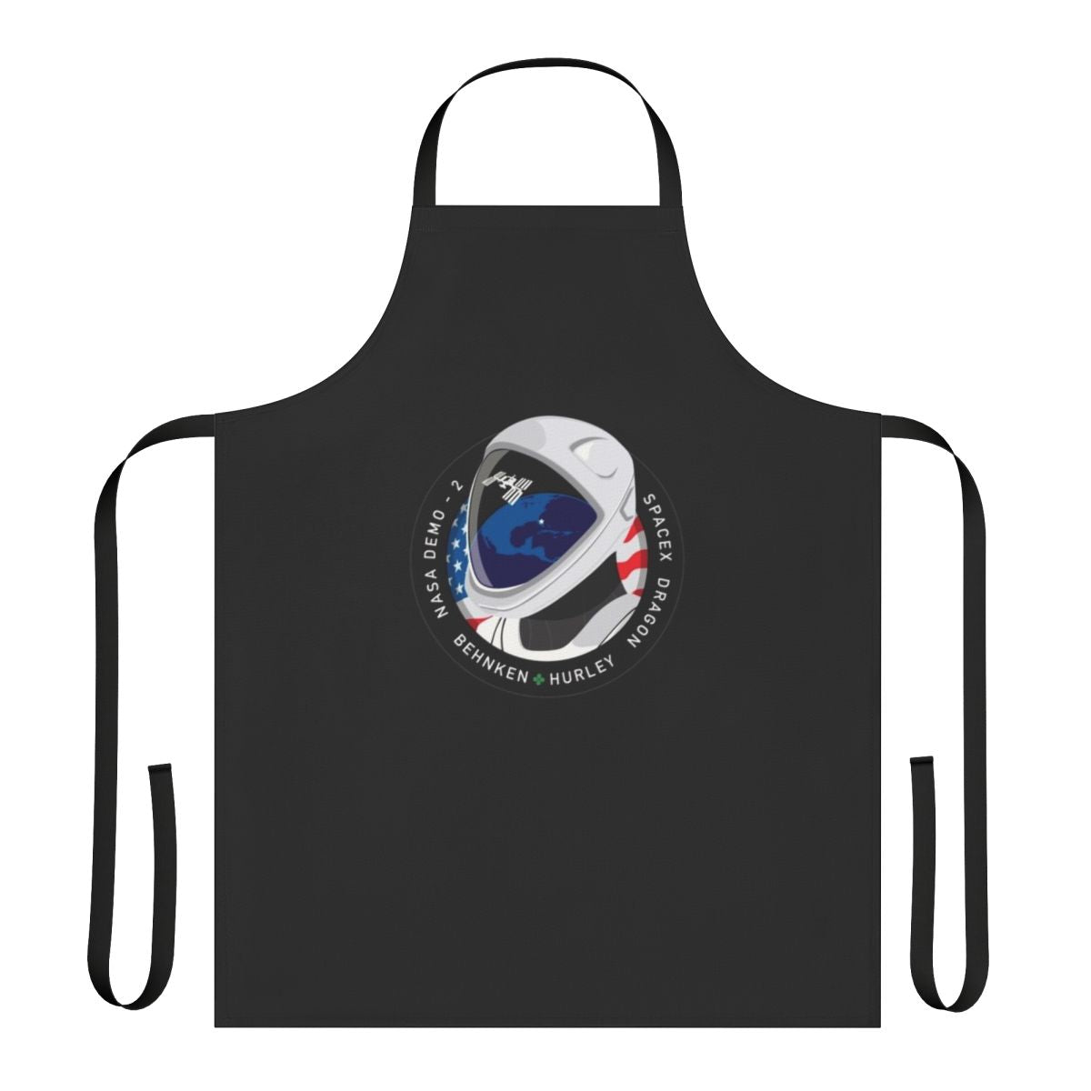 Spacex Inspired Crew Dragon Mission Patch Apron