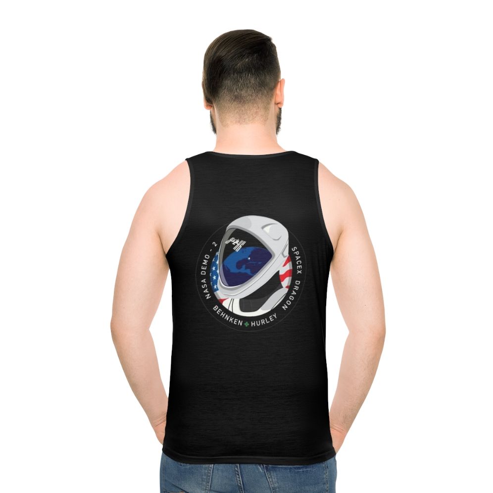 SpaceX NASA Crew Dragon DM-2 Mission Patch Unisex Tank Top