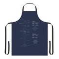 Spacex Starship Blueprint-Inspired Apron for Space Enthusiasts