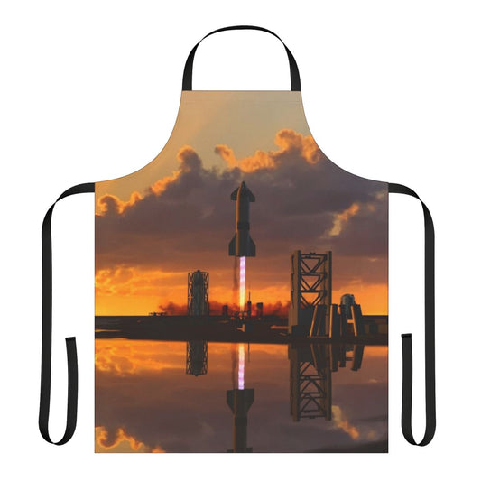 Spacex Starship SN15 Themed Apron