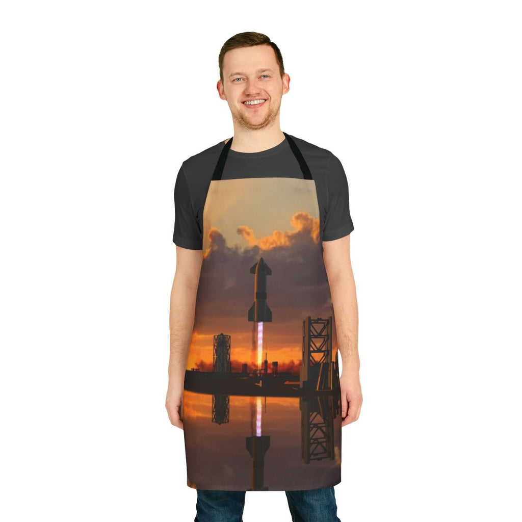 Spacex Starship SN15 Themed Apron