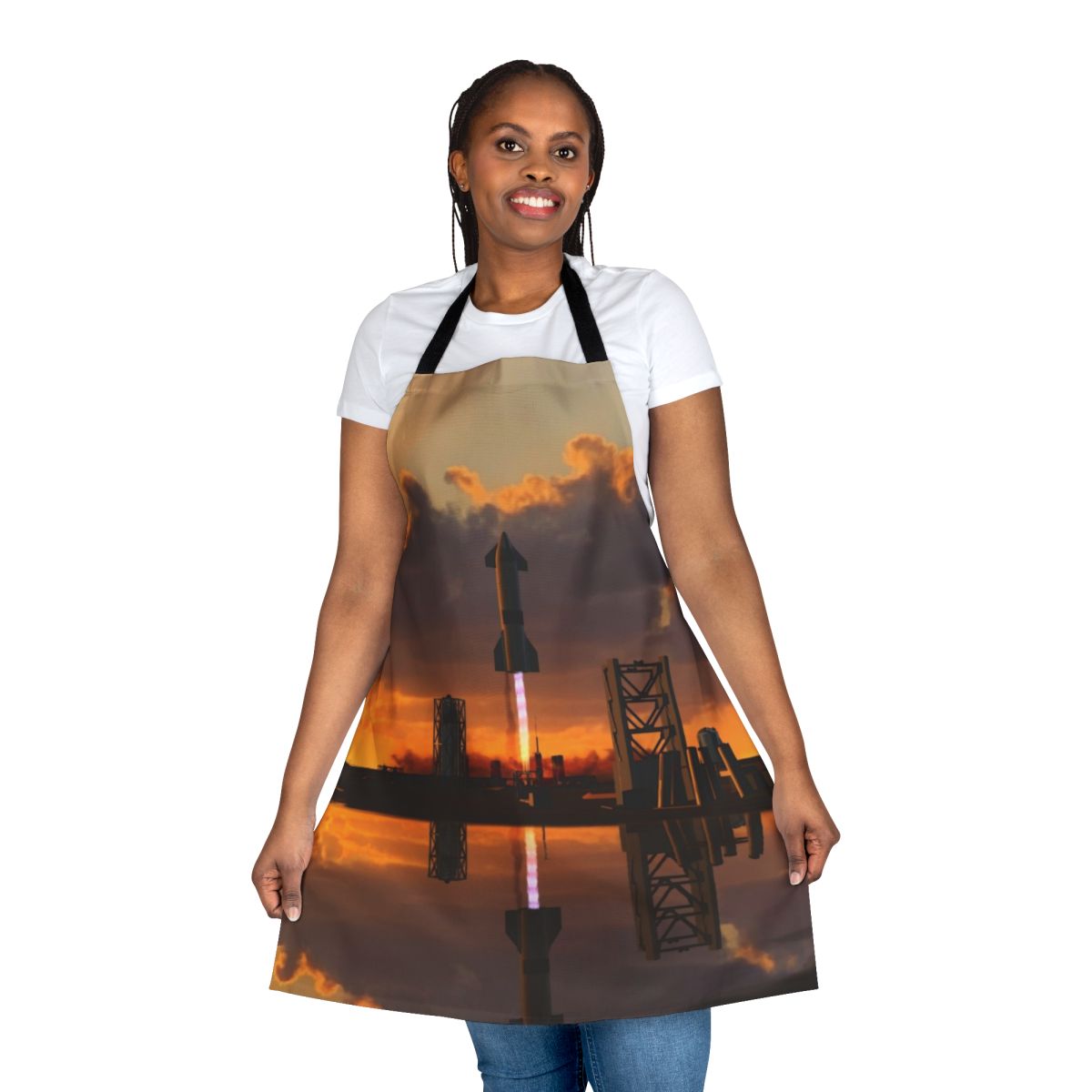 Spacex Starship SN15 Themed Apron