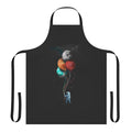Spacey and surreal apron with astronaut figure, planets, and cosmic elements