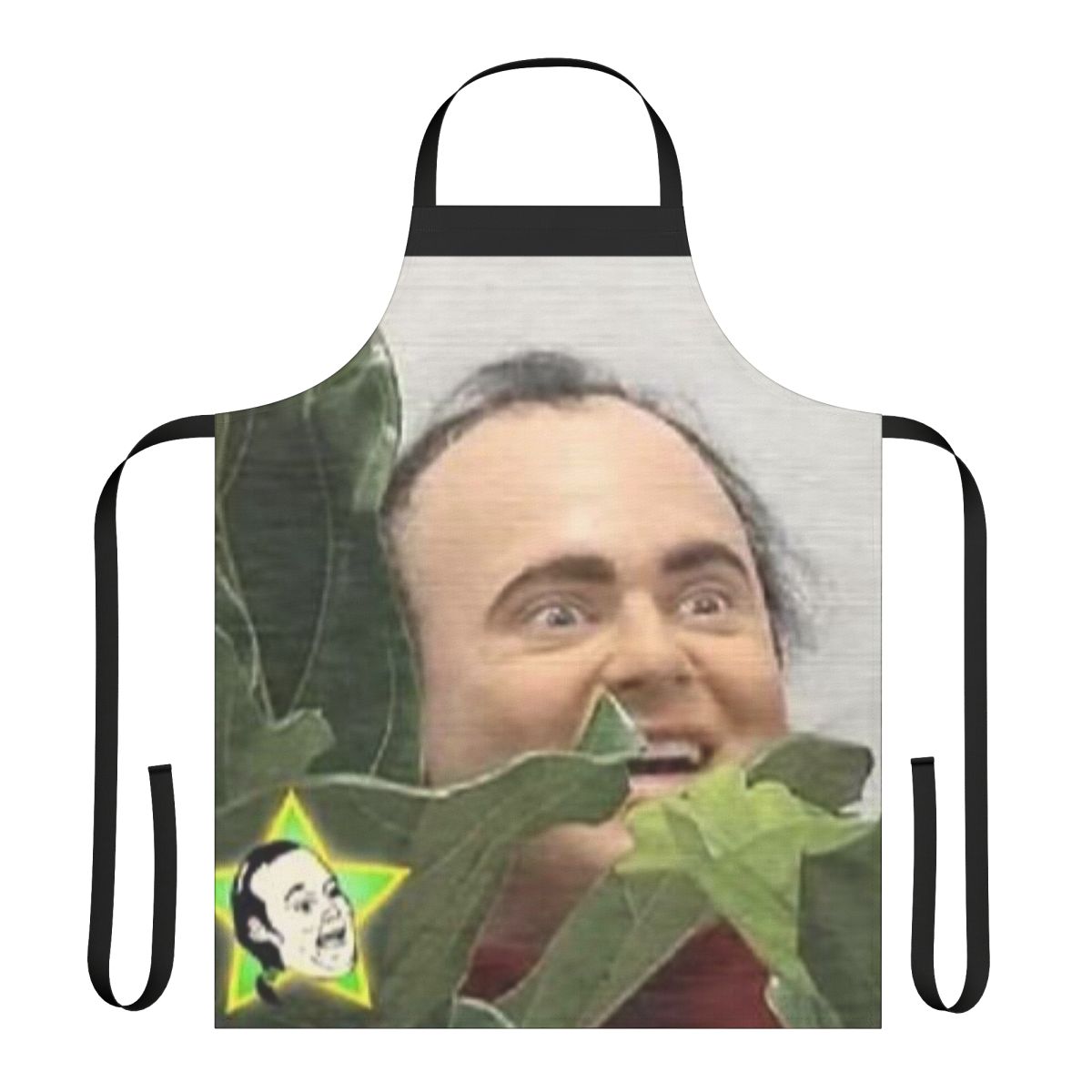 Spagett-themed comedy apron with humorous design