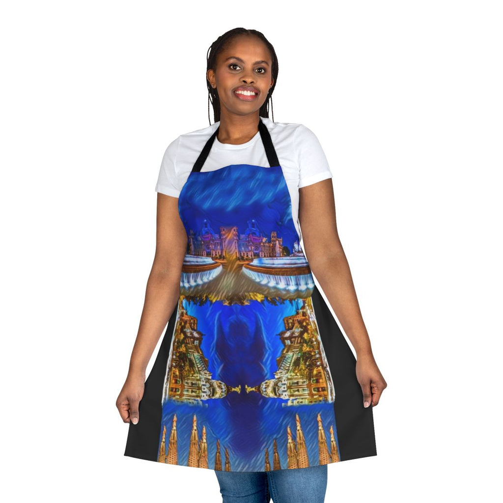 Spain, Madrid, Barcelona-inspired cool apron with horse design