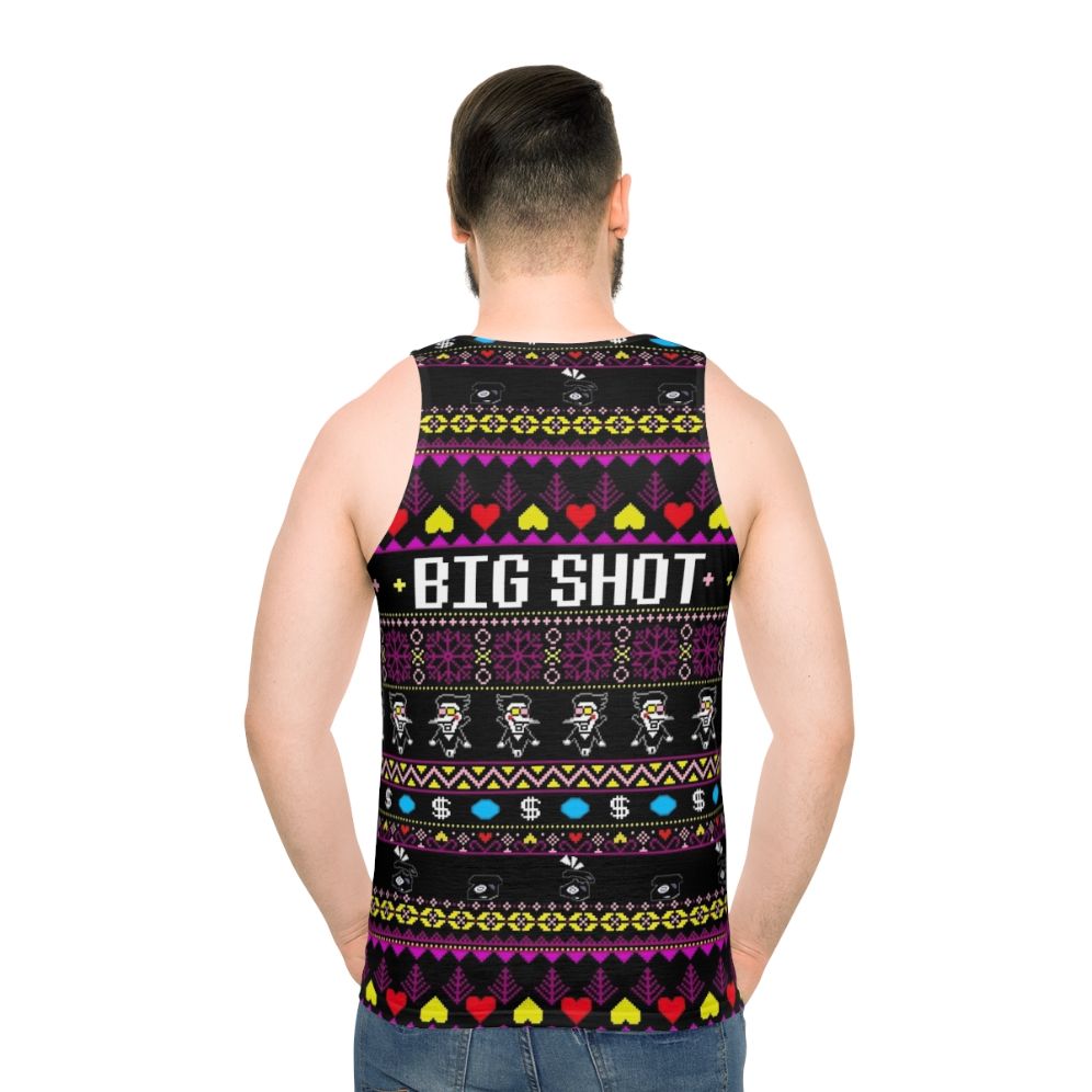 Spamton's Big Shot Kromer Christmas Unisex Tank Top