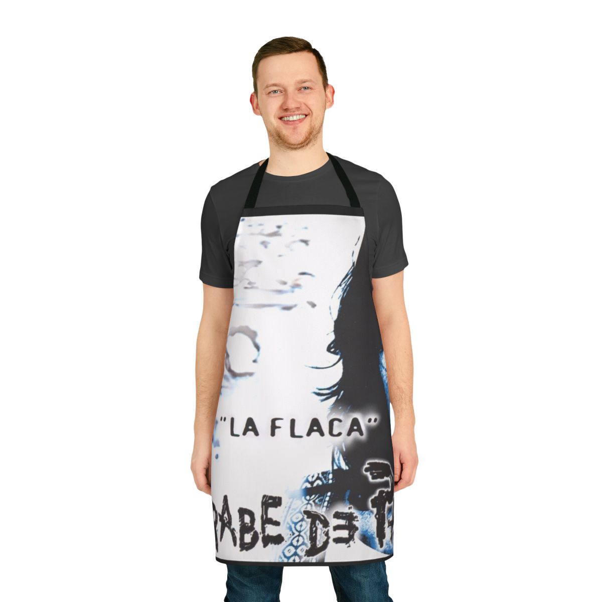 Apron featuring the album artwork for Jarabe de Palo's 1996 album "La Flaca"