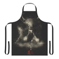Matador-style apron with bull and sword design