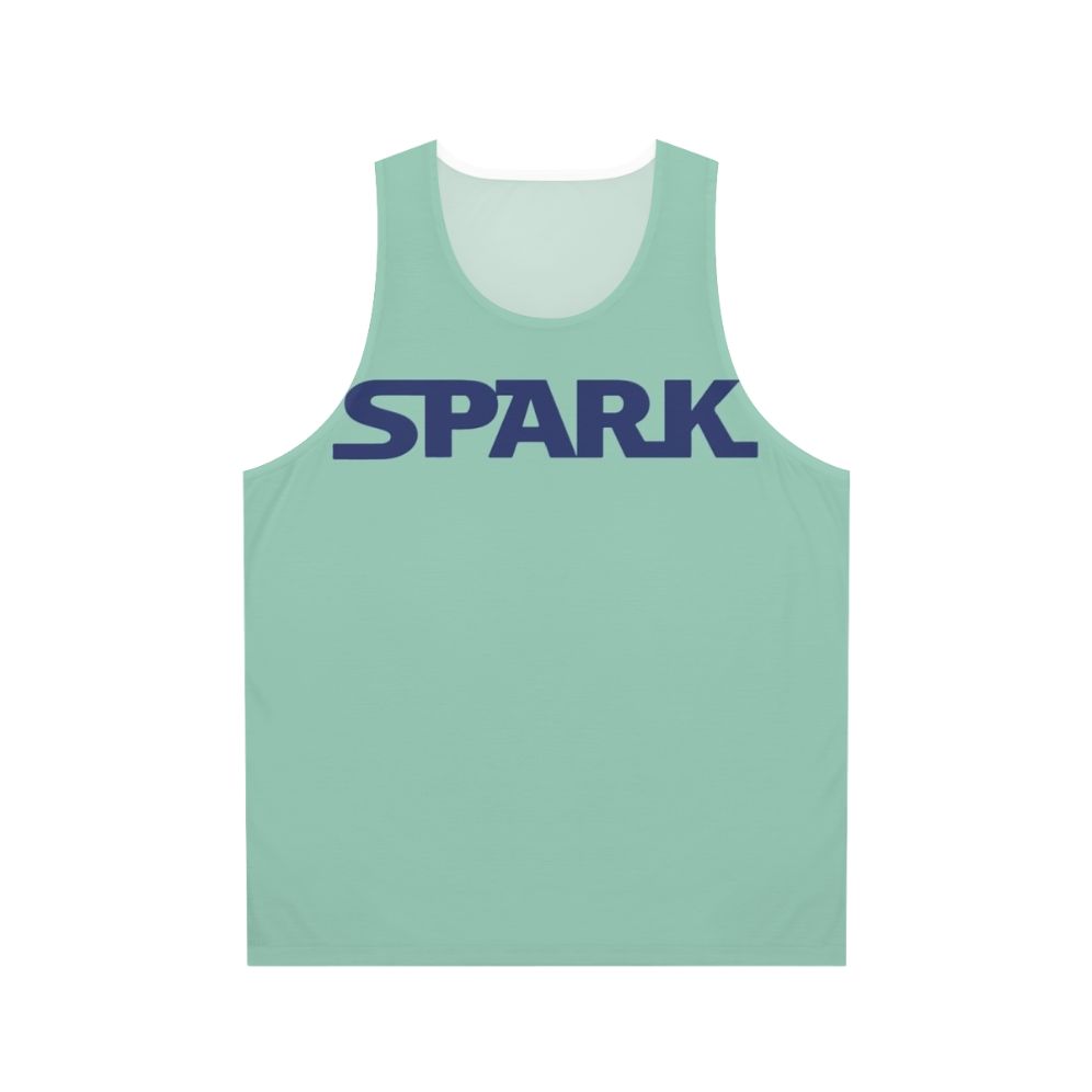 Spark Watamote Unisex Tank Top with Anime Neet Otaku Star Wars Font