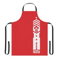 A high-quality apron featuring the insignia and colors of the 405th Canadian Regiment from the Halo universe.