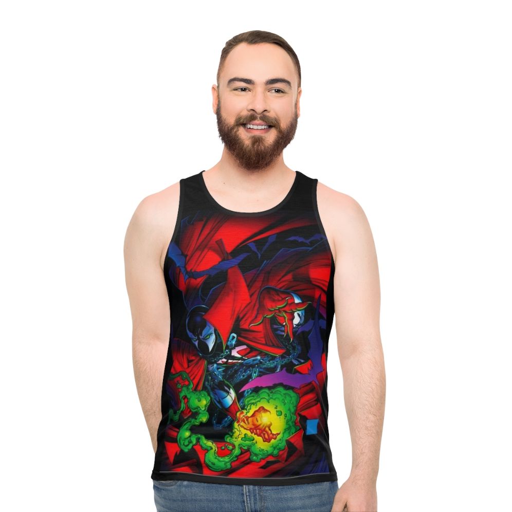 Spawn 01 unisex comic book tank top