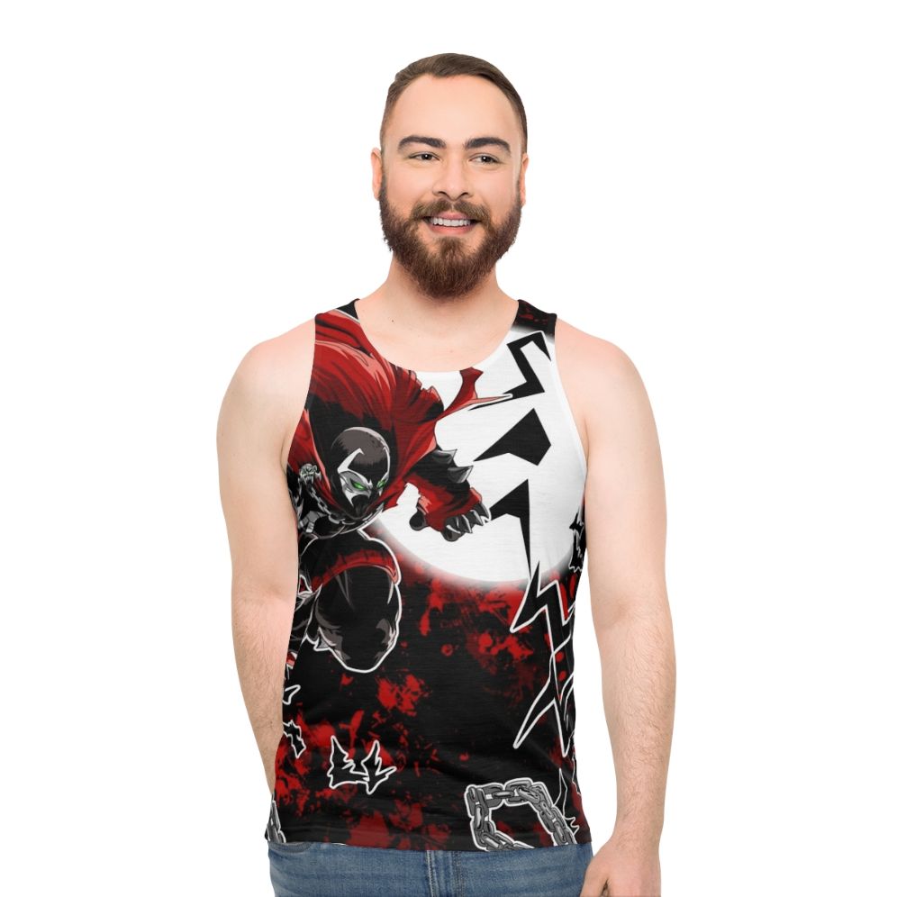 Spawn All Over Red Unisex Tank Top