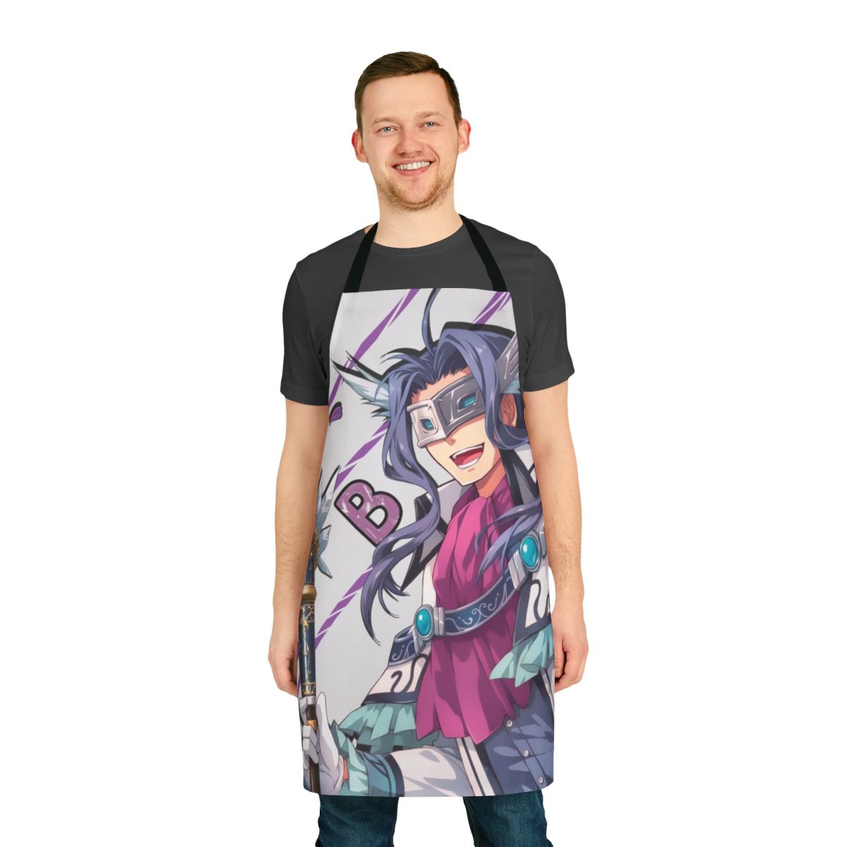 Speed Baron Inspired Apron with Trails of Cold Steel Themed Design