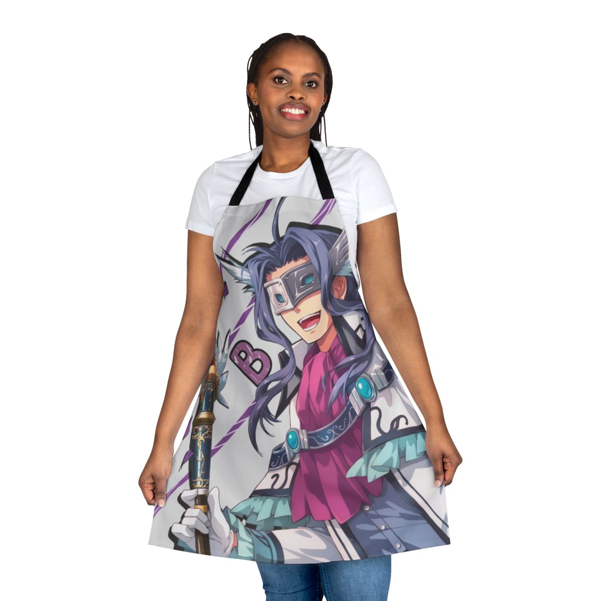 Speed Baron Inspired Apron with Trails of Cold Steel Themed Design