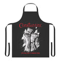 Apron inspired by the horror comic series Hellblazer, featuring a spellbinding design