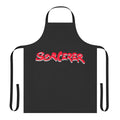 Sorcerer-themed apron featuring a retro movie-inspired design